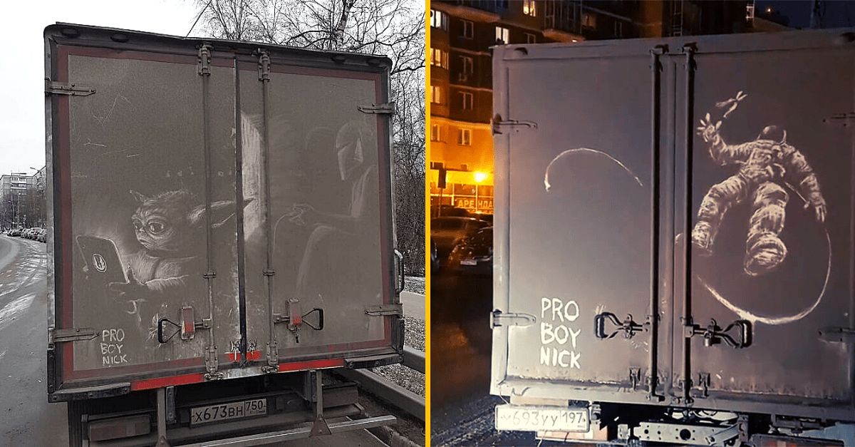 30+ majiteľov extrémne špinavých áut, ktoré kreativci premenili na hotové umelecké diela