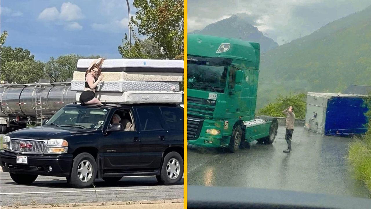 10 tragikomických fotografií z ciest, po ktorých pôjdete najbližšie radšej pešo #10