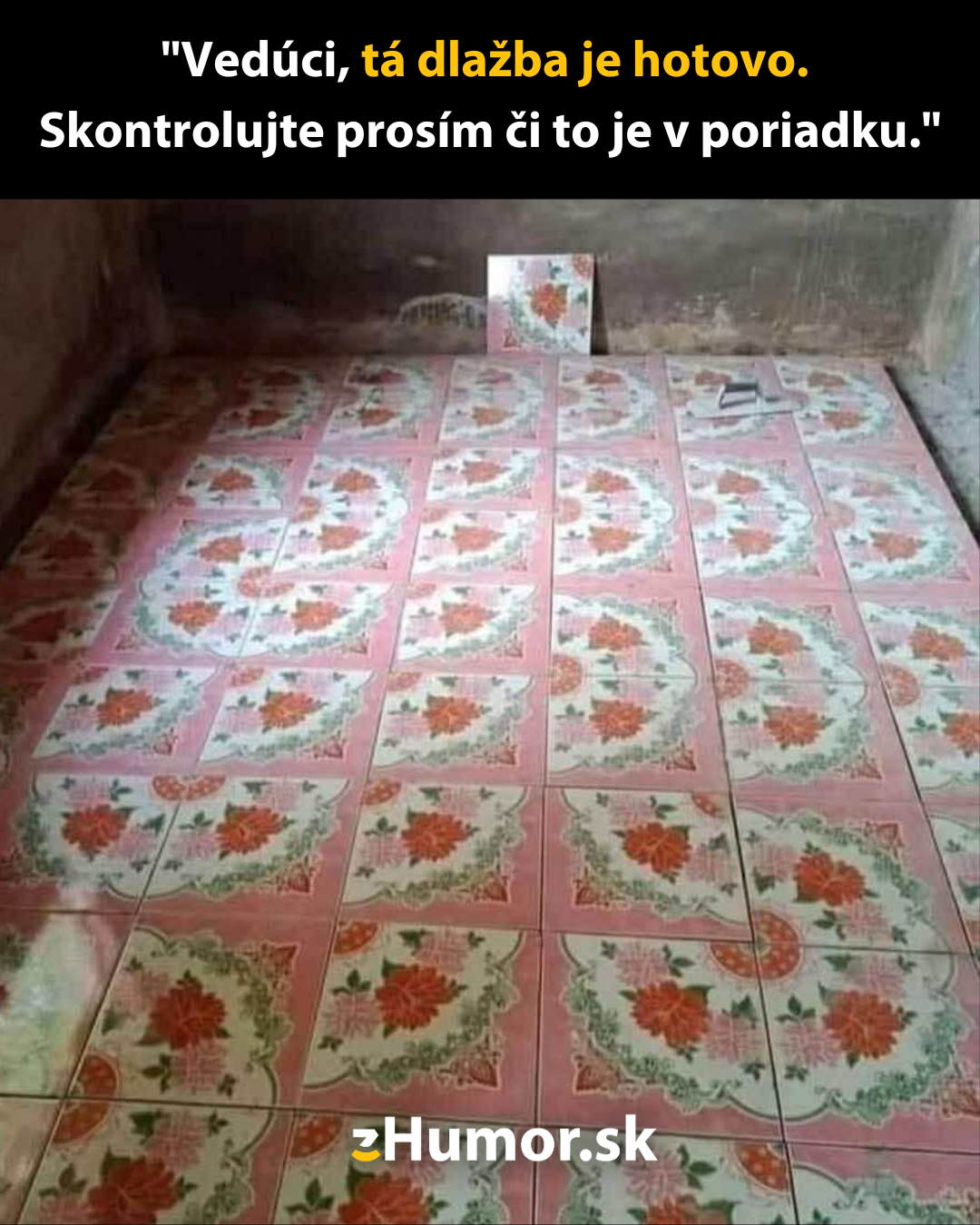 Keď si majstri na dlažbe „dajú záležať“