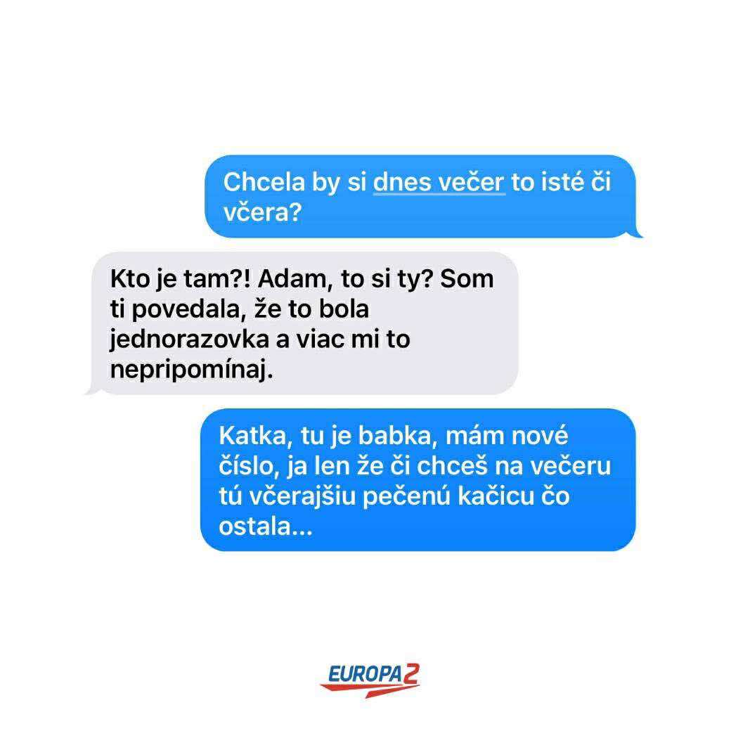 Vtipná výmena SMS: nesprávne oslovenie odhaľuje trapas a vtipne nepochopené úmysly medzi babkou a Katkou.