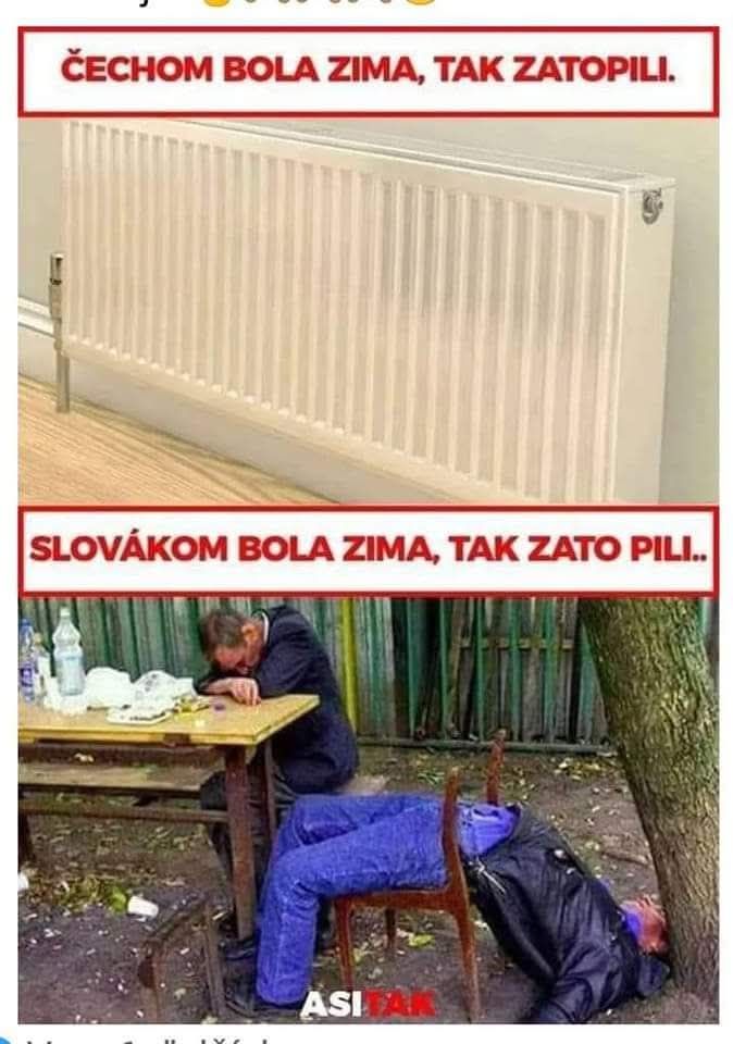 Ilustrácia rôznych spôsobov vyrovnávania sa so zimou: kúrenie vs. socializácia pri fľaši.