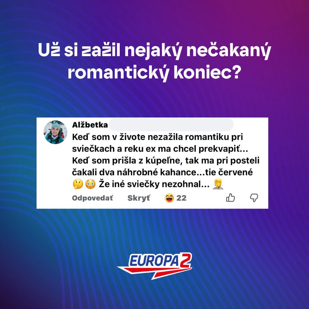 Je to vtipný príspevok od Alžbetky o romantike so sviečkami z náhrobných kahancov.