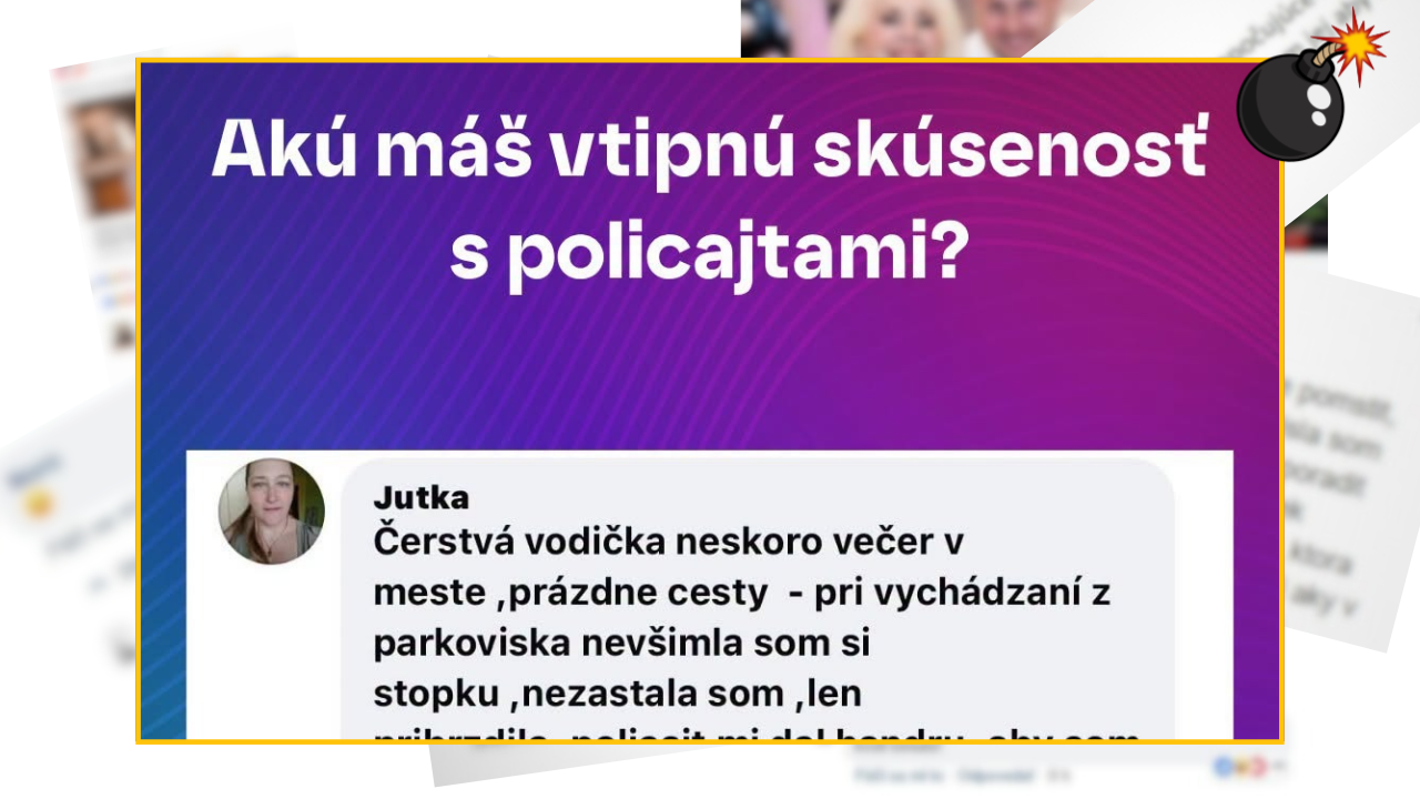 Vtipná skúsenosť s policajtom: Čerstvá vodička a neviditeľná stopka v prázdnom meste neskoro večer.